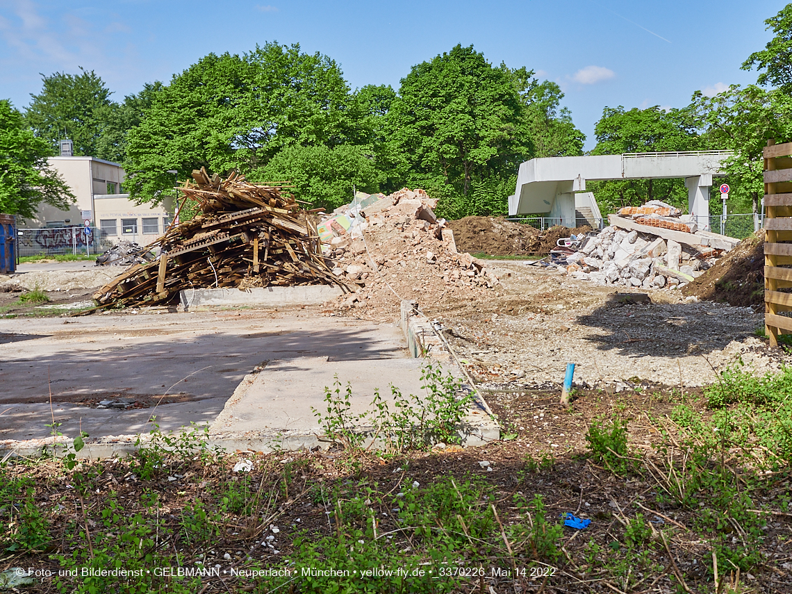 14.05.2022 - Baustelle am Haus für Kinder in Neuperlach